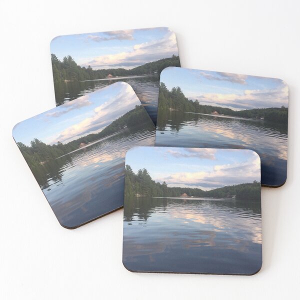 Item preview, River near cottage in the evening   designed and sold by irenrank.