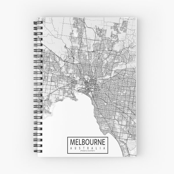 Item preview, Melbourne City Map of Australia - Light designed and sold by deMAP.