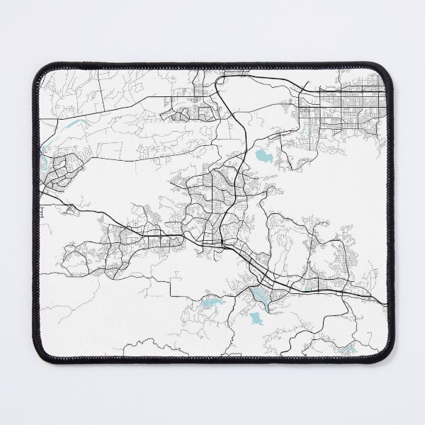Item preview, Thousand Oaks City Map of California, USA - Circle designed and sold by deMAP.