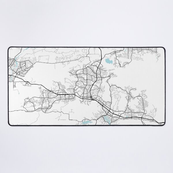 Item preview, Thousand Oaks City Map of California, USA - Circle designed and sold by deMAP.