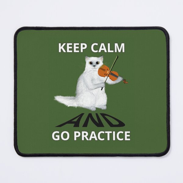 Item preview, Keep calm and go practice cat designed and sold by eviolni.