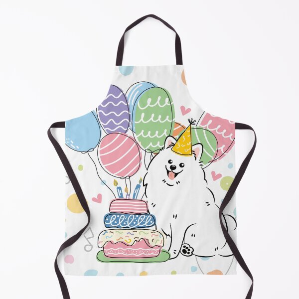 Item preview, American Eskimo Dog Eskie Birthday Party designed and sold by Lulupainting.