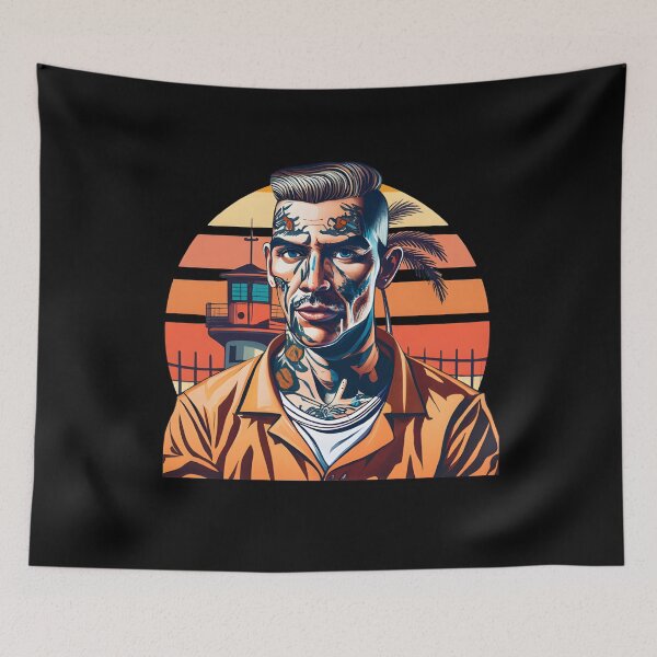 Item preview, Prisoner man in orange suit designed and sold by ratchawoot.