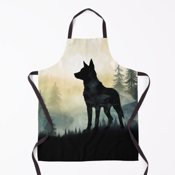 Item preview, Misty boreal watercolor dog shadow designed and sold by etherElric.