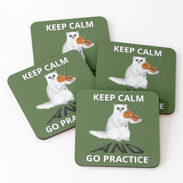 Item preview, Keep calm and go practice cat designed and sold by eviolni.