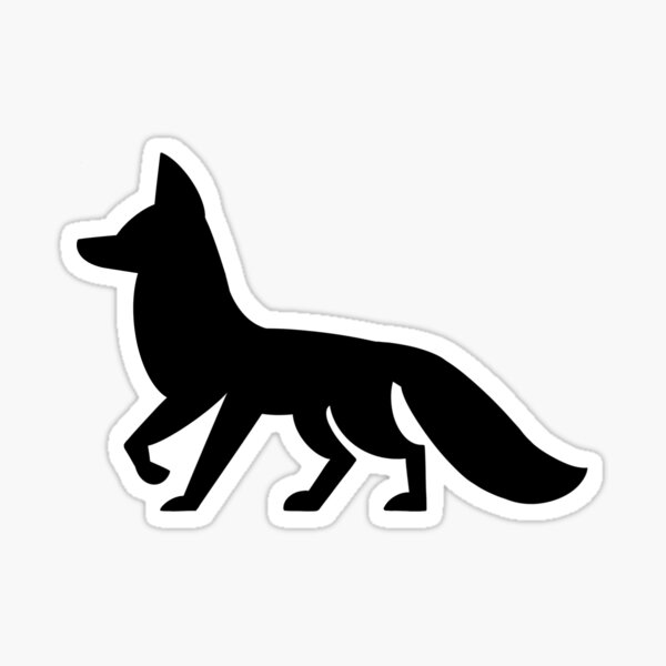 Dark Fox Sticker