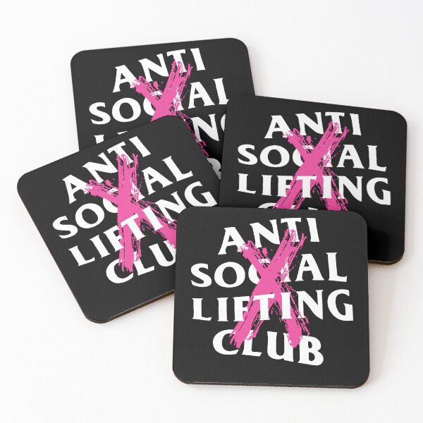Item preview, Club Anti Social Lifting Cancelado Rosa designed and sold by Too Sweet.