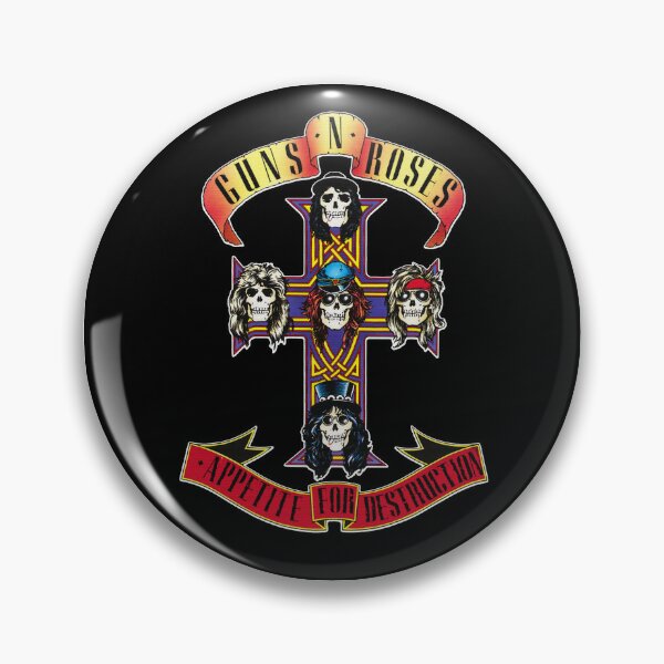 Guns N Roses Pins and Buttons for Sale | Redbubble