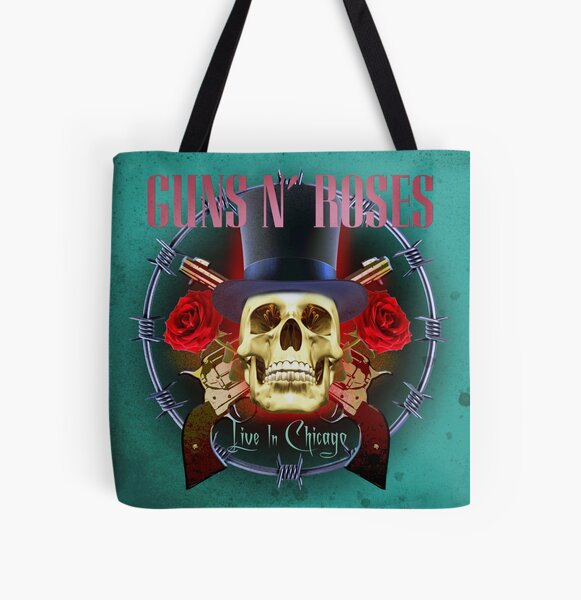 ASHLEIGH Canvas Bag Resuable Tote Grocery Shopping Bags Punk Patches  Collection of and Rock Music Badges and Symbols Such As Rose Skull Tote Bag  