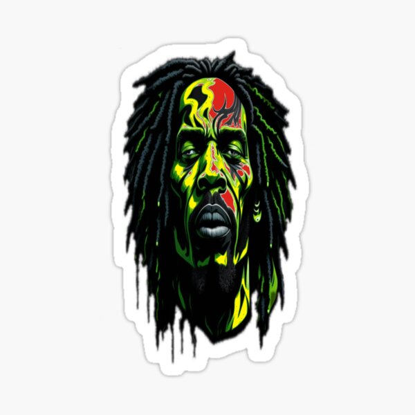 Item preview, Rebel Souljah in Irie Colors  designed and sold by DzinesByEarle.