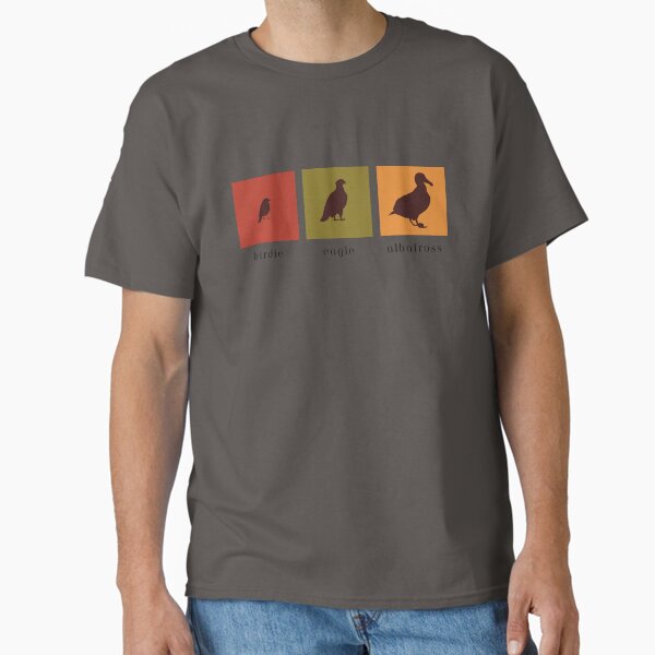 Item preview, Golf Birdie Eagle Albatross (Black Text, Fall Colors) designed and sold by kkhanart.