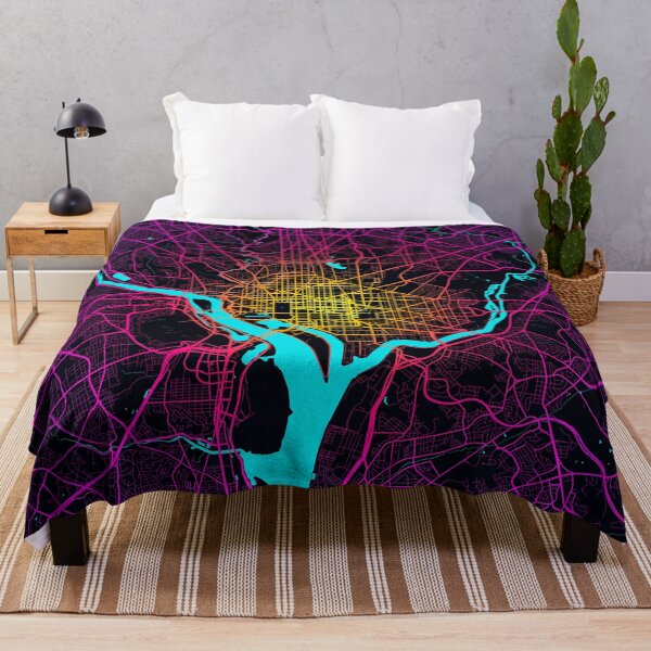 Item preview, Washington DC City Map of the United States - Neon designed and sold by deMAP.