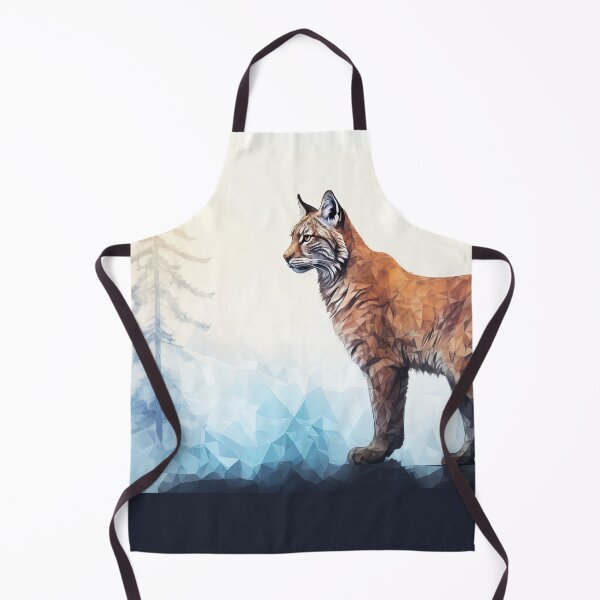 Item preview, Misty boreal watercolor lynx designed and sold by etherElric.