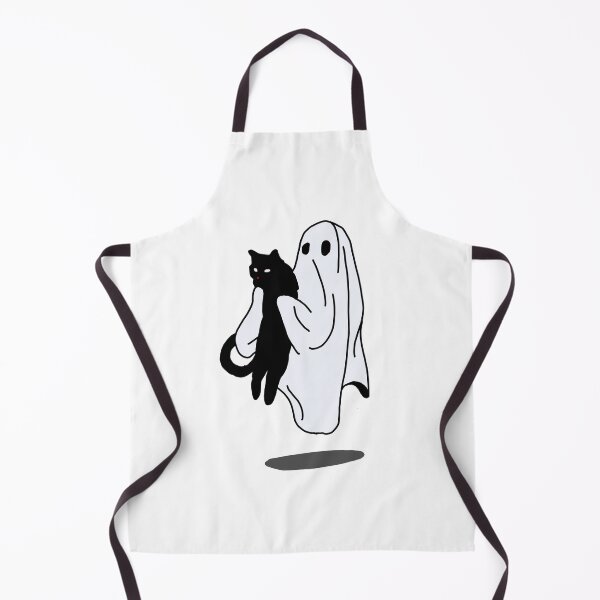 Item preview, Ghost and black cat Halloween decor designed and sold by adesignworld.