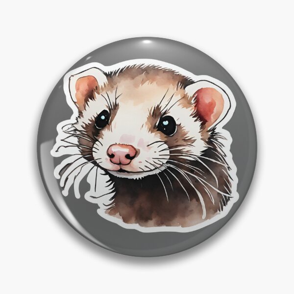 Item preview, Ferret Sticker Style designed and sold by LDJBlank.