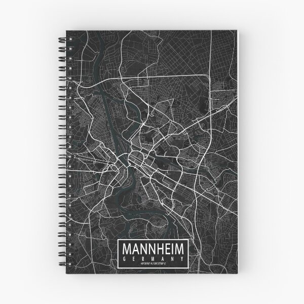 Item preview, Mannheim City Map of Germany - Dark designed and sold by deMAP.