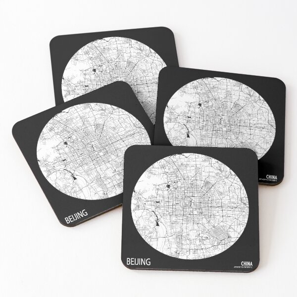 Item preview, Mapa de la ciudad de Beijing de China - Luna llena designed and sold by deMAP.