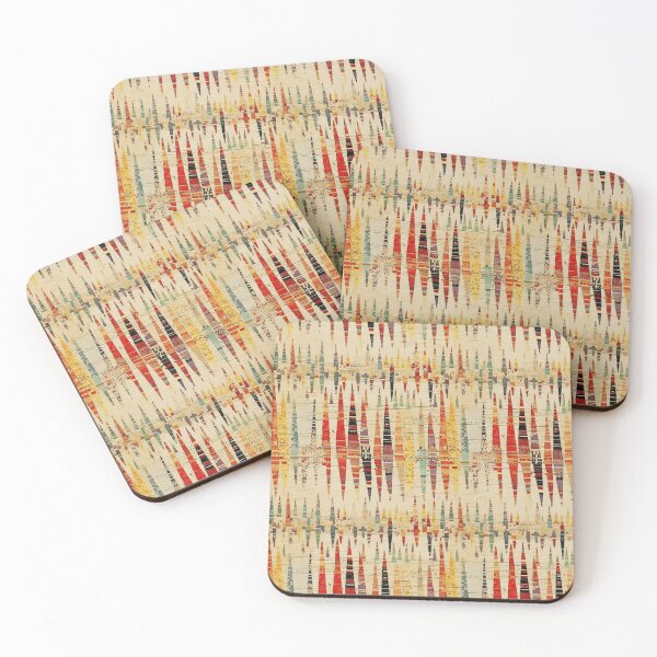 Item preview, Modern Ikat Textile Art Pattern No11 designed and sold by Atomura.