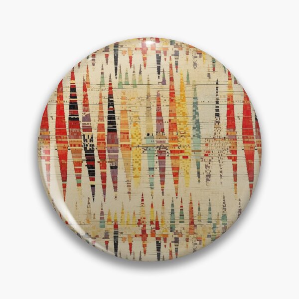 Item preview, Modern Ikat Textile Art Pattern No11 designed and sold by Atomura.