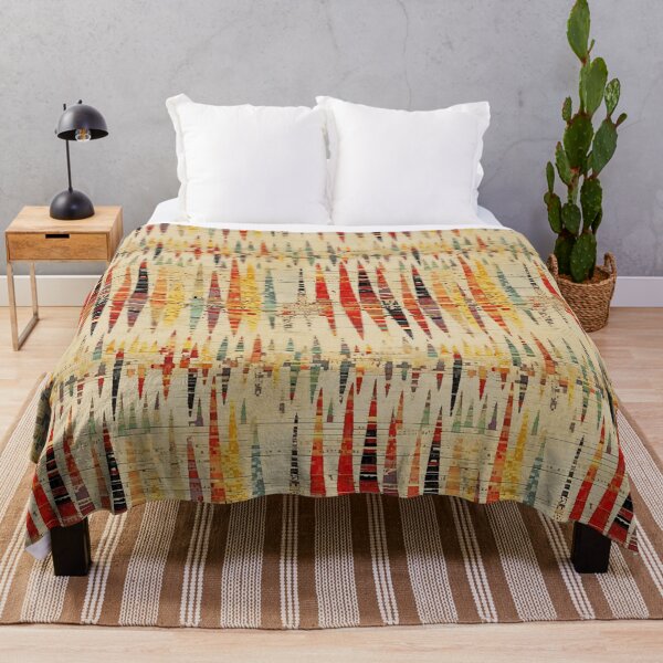 Item preview, Modern Ikat Textile Art Pattern No11 designed and sold by Atomura.