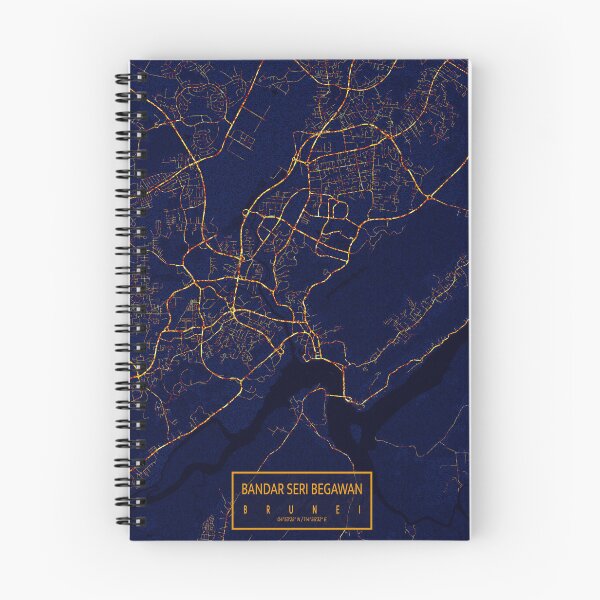 Item preview, Bandar Seri Begawan, Brunei - City At Night designed and sold by deMAP.