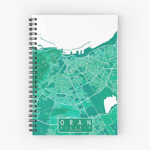 Item preview, Oran City Map of Algeria - Watercolor designed and sold by deMAP.