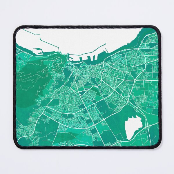 Item preview, Oran City Map of Algeria - Watercolor designed and sold by deMAP.