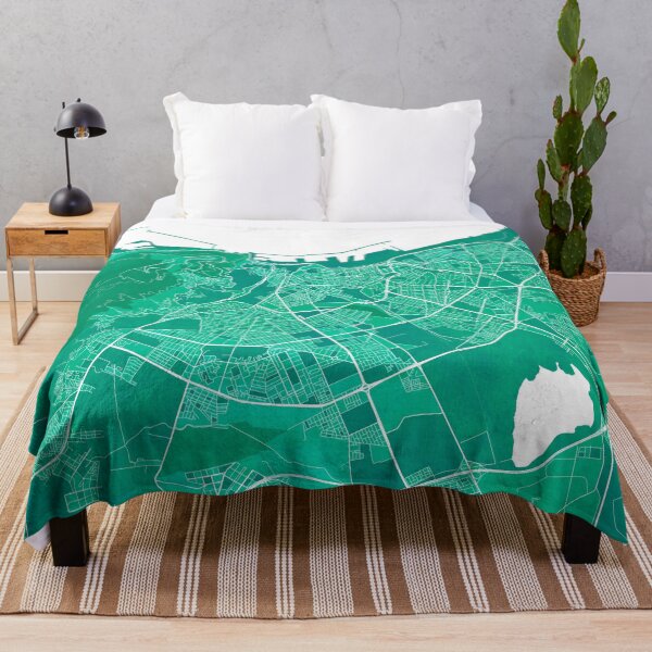 Item preview, Oran City Map of Algeria - Watercolor designed and sold by deMAP.