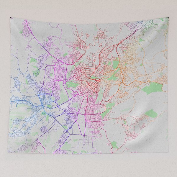 Item preview, Yerevan City Map of Armenia - Colorful designed and sold by deMAP.