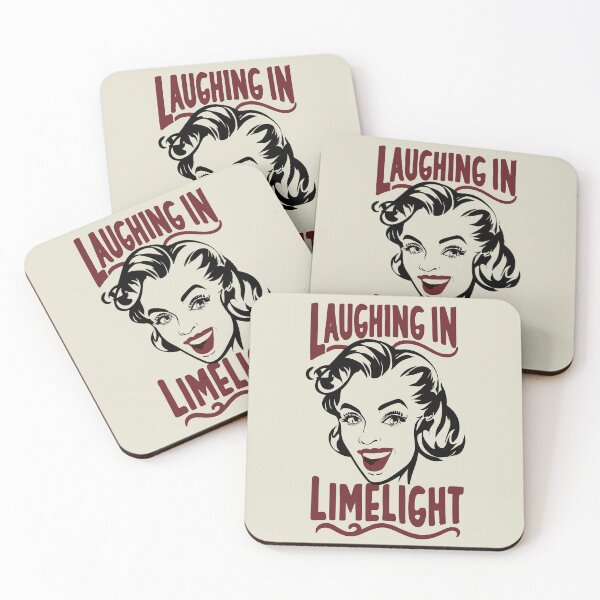 Item preview, Laughing in Limelight Funny Quote - Theater Funny Puns Classic Style designed and sold by CoffeeJoeMugs.