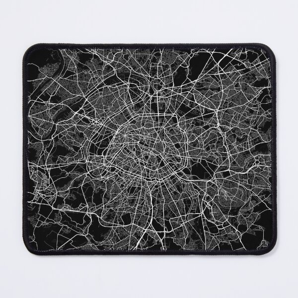 Item preview, Mapa de la ciudad de París de Francia - Luna llena designed and sold by deMAP.