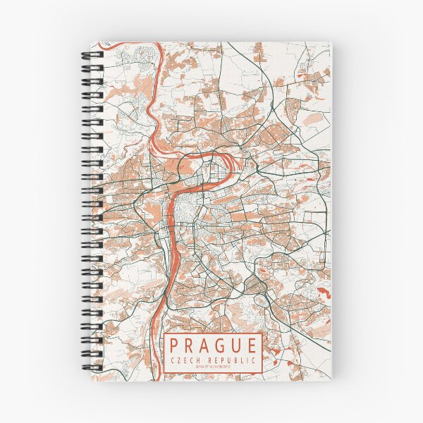 Item preview, Prague City Map of Czech Republic - Bohemian designed and sold by deMAP.