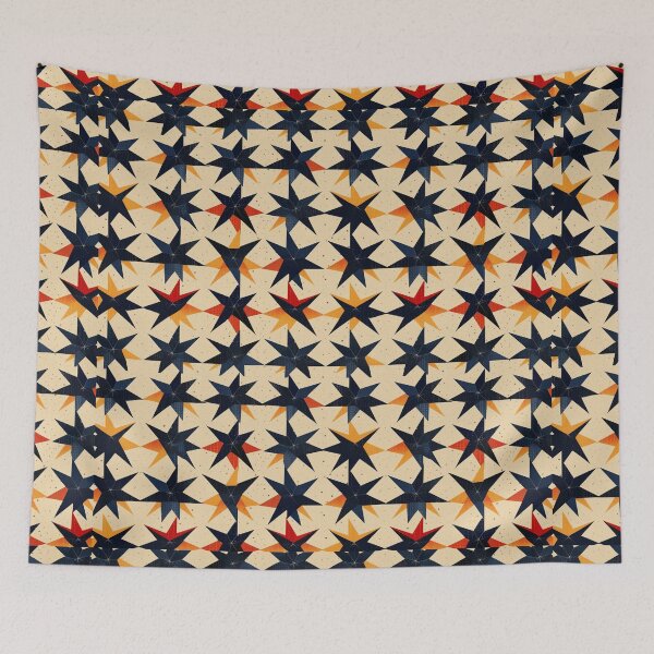 Item preview, Modern Ikat Textile Art Pattern No13 designed and sold by Atomura.