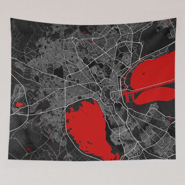Item preview, Tunis City Map of Tunisia - Oriental designed and sold by deMAP.