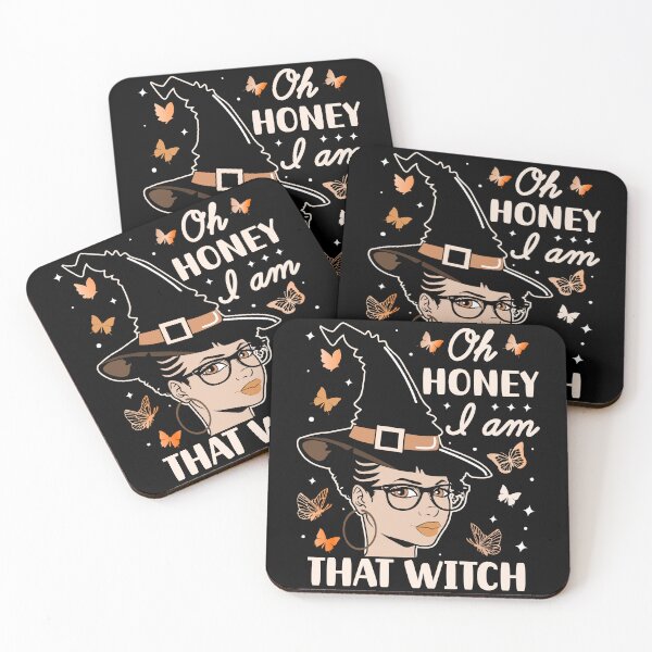 Item preview, Oh Honey I am That Witch | Beautiful Black Witch - Black designed and sold by PearlMoonGrapes.