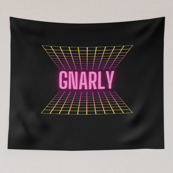 Item preview, Gnarly 80's 90's Style Retro Grid Electric Art designed and sold by BeansHotTees.