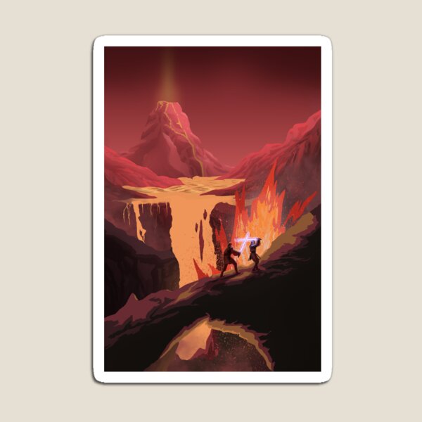 Item preview, Battle on Mustafar Vector Art designed and sold by g0dDley.