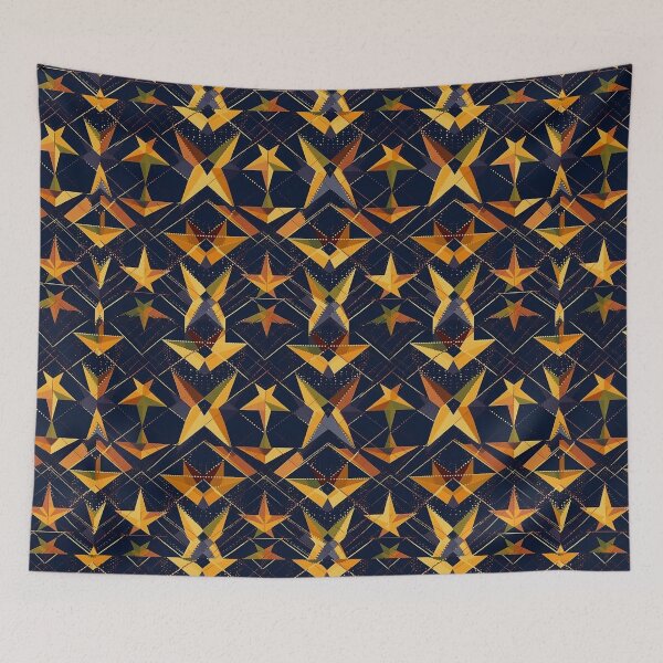 Item preview, Modern Ikat Textile Art Pattern No16 designed and sold by Atomura.