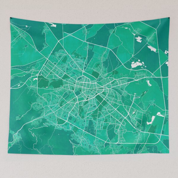 Item preview, Sofia City Map of Bulgaria - Watercolor designed and sold by deMAP.
