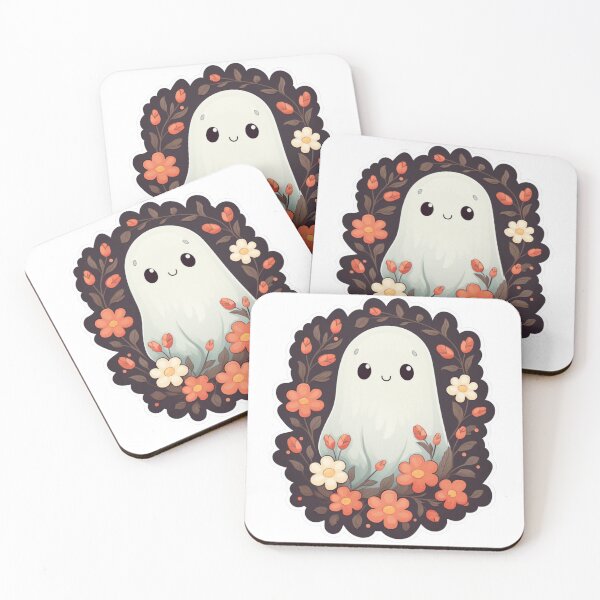 Item preview, Adorable Floral Ghost designed and sold by MendaciousMina.