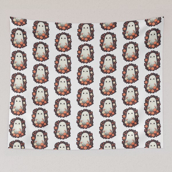 Item preview, Adorable Floral Ghost designed and sold by MendaciousMina.