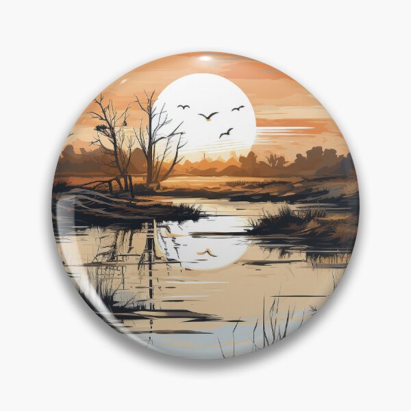 Item preview, Golden Marsh Serenity designed and sold by MuseOfMilo.