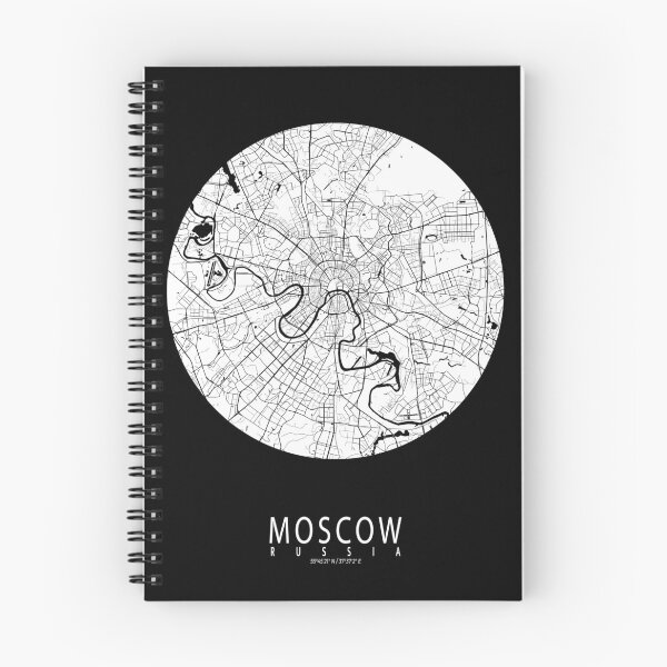 Item preview, Moscow City Map of Russia - Full Moon designed and sold by deMAP.