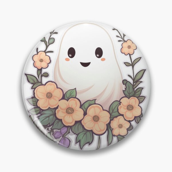 Artikelvorschau, Adorable Floral Ghost entworfen und verkauft von MendaciousMina.