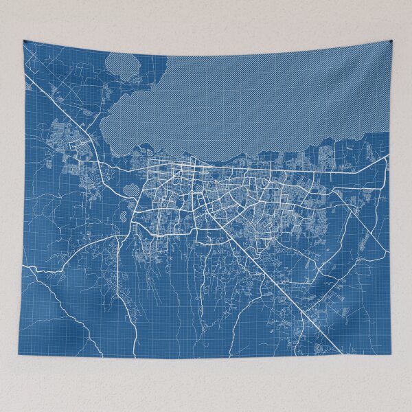 Item preview, Managua City Map of Nicaragua - Blueprint designed and sold by deMAP.