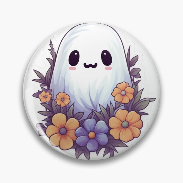 Artikelvorschau, Adorable Floral Ghost entworfen und verkauft von MendaciousMina.