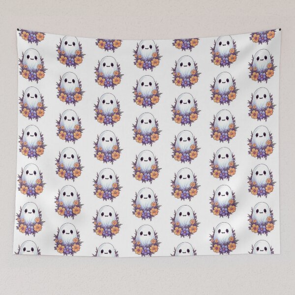 Item preview, Adorable Floral Ghost designed and sold by MendaciousMina.