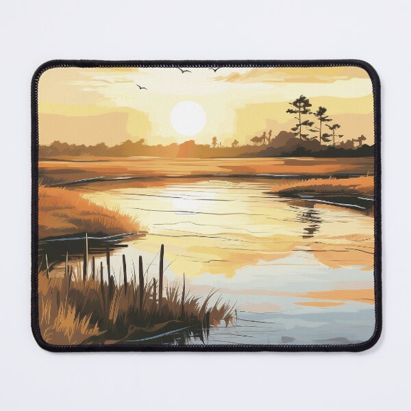 Item preview, Golden Marsh Serenity designed and sold by MuseOfMilo.