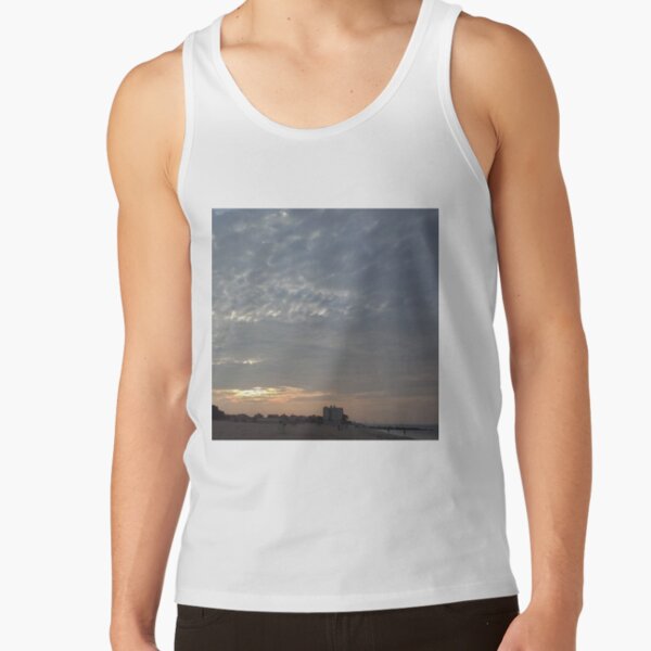 Sky, Clouds, Roofs, heaven, palate, blue, roof of the mouth, sphere Tank Top