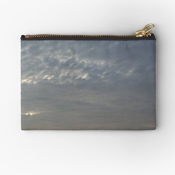 Sky, Clouds, Roofs, heaven, palate, blue, roof of the mouth, sphere Zipper Pouch